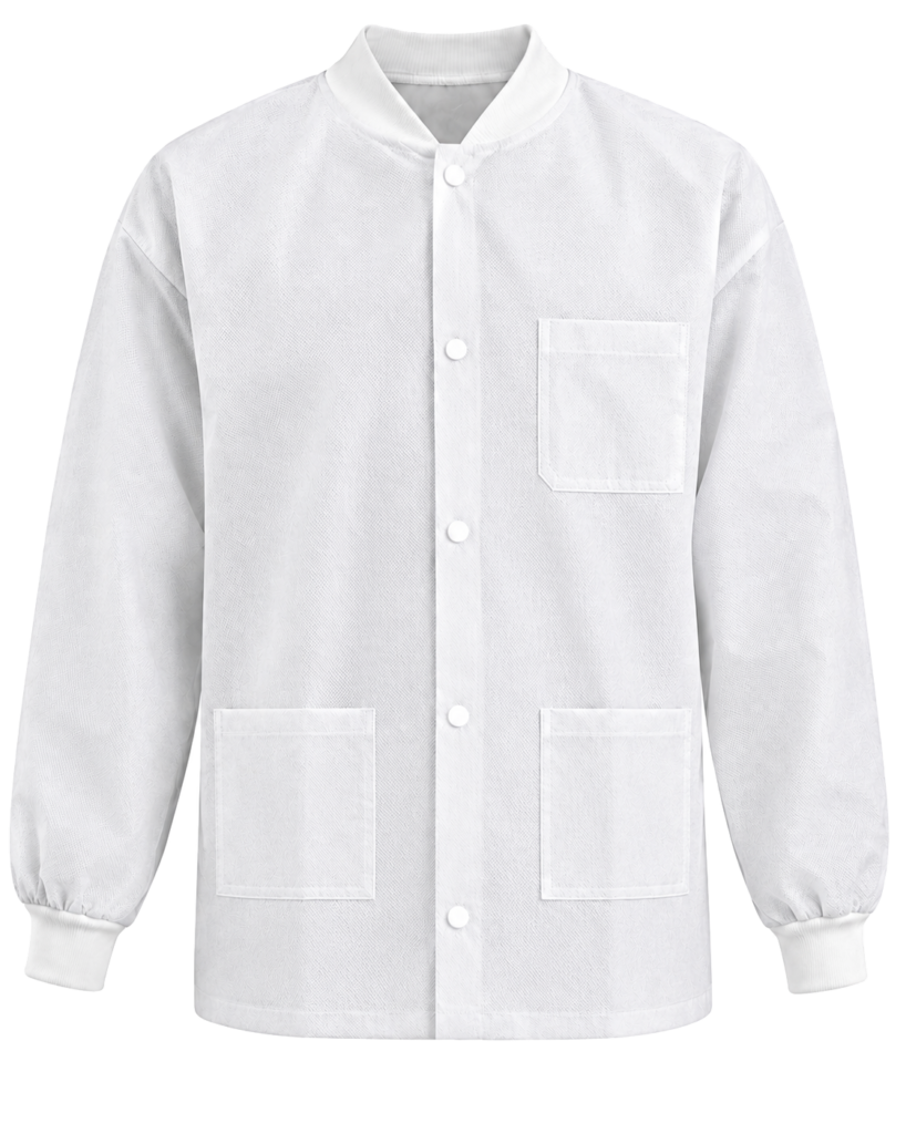 NYES Lab Jacket – White